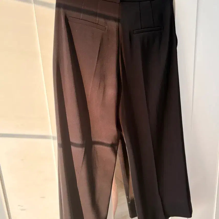 [SOLD OUT] 타임 블랙 와이드 슬랙스 팬츠 / 블랙 64-94 바지