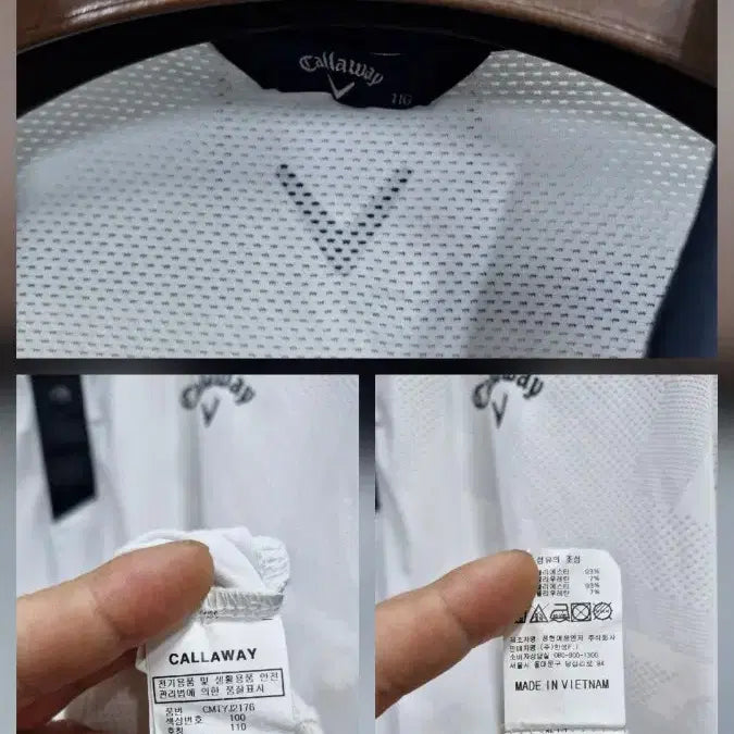 [BUNJANG] Callaway Functional Polo Shirt / 110XXL 캘러웨이 기능성 카라 반팔티.