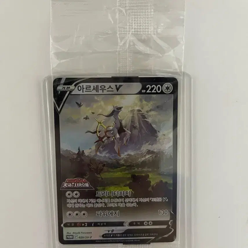 [BUNJANG] Pokemon Arceus V Promo Card / 포켓몬 카드 아르세우스 V Promo 029/SV-P