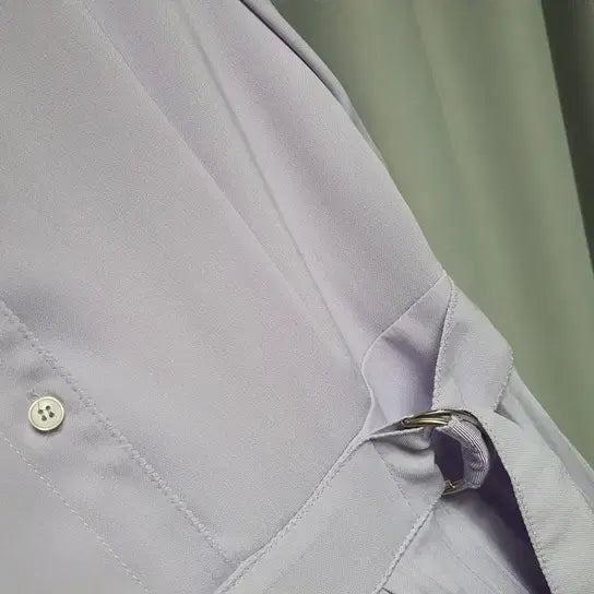 [BUNJANG] It MICHAA Lilac Pleated Asymmetrical Dress / 잇미샤 연보라 롤업 플리츠 언발 원피스
