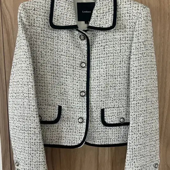 [BUNJANG] Lookast Tweed Jacket / Lookast 룩캐스트 카라 트위드자켓 s 새제품급 가디건드림
