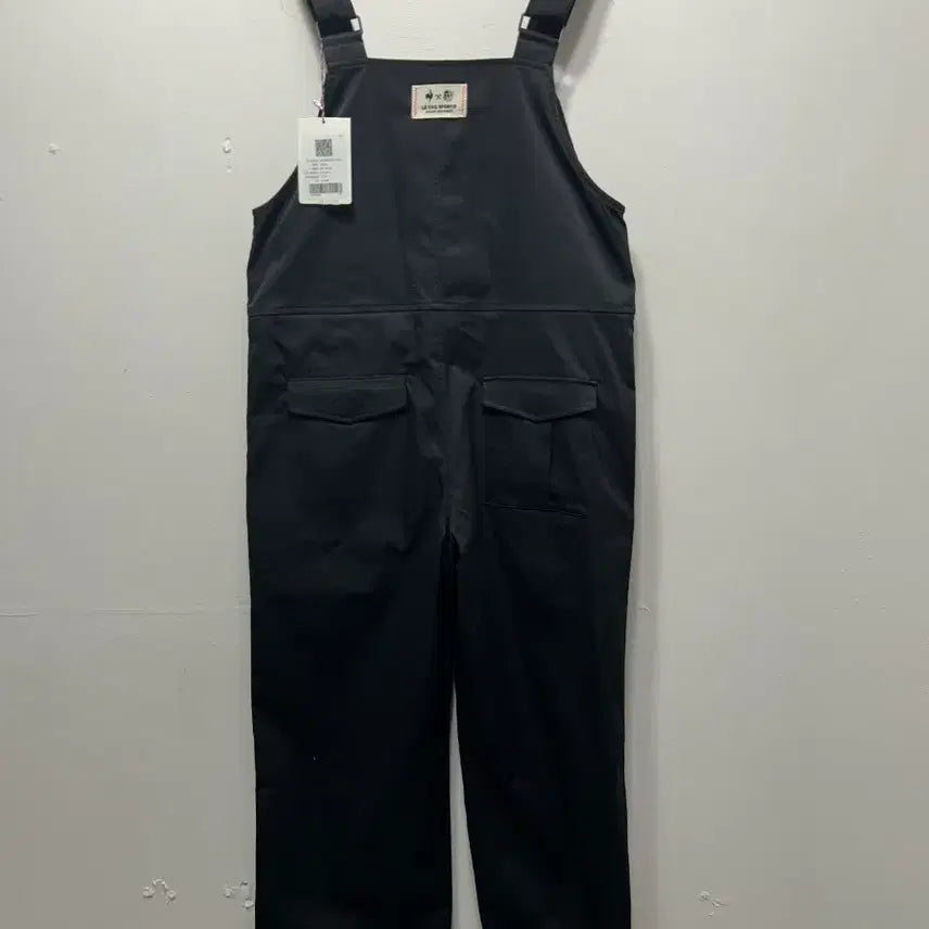 [BUNJANG] Le Coq Sportif Black Overall M / 르꼬끄 블랙 오버롤 새상품 M