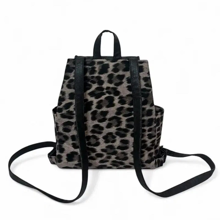 [BUNJANG] Leopard Print Backpack / 레오파드 백팩