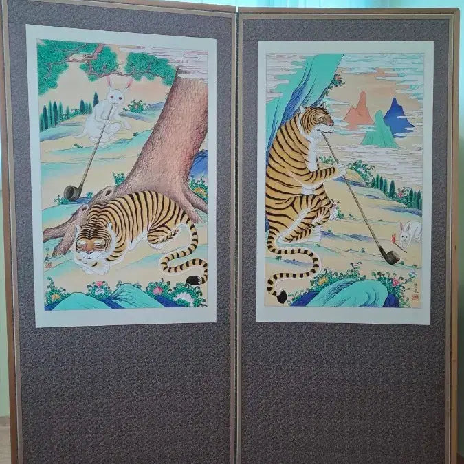 [BUNJANG] Korean Traditional Folding Screen / 경기도무형문화재 병풍
