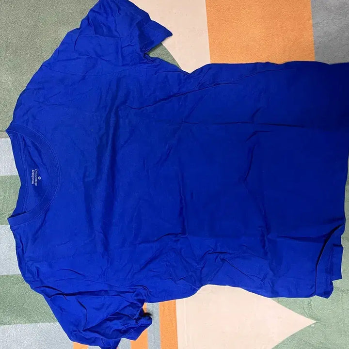 [BUNJANG] Musinsa Blue Solid T-shirt / 무신사 반팔티