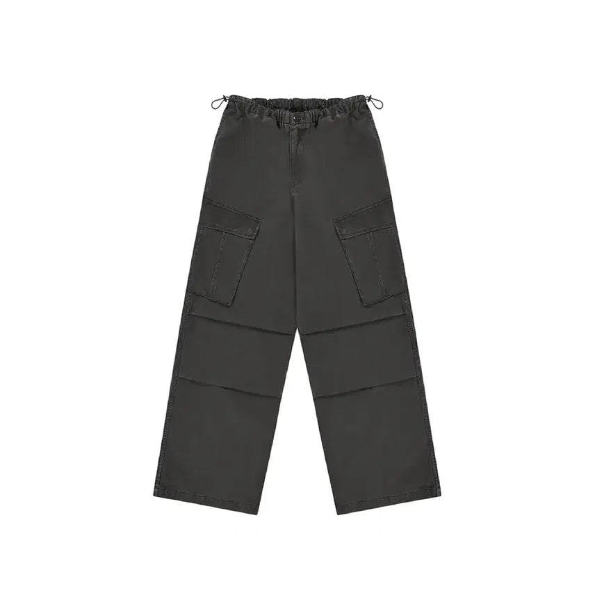 [SOLD OUT] 에즈이프캘리 워시 파라슈트 카고팬츠 그레이