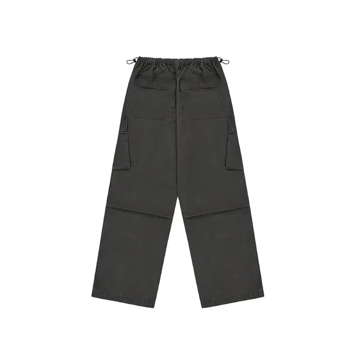 [SOLD OUT] 에즈이프캘리 워시 파라슈트 카고팬츠 그레이