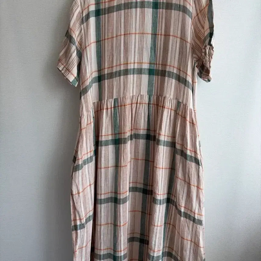 [BUNJANG] ALOHA Check Long Dress / ALOHA 체크 롱 원피스