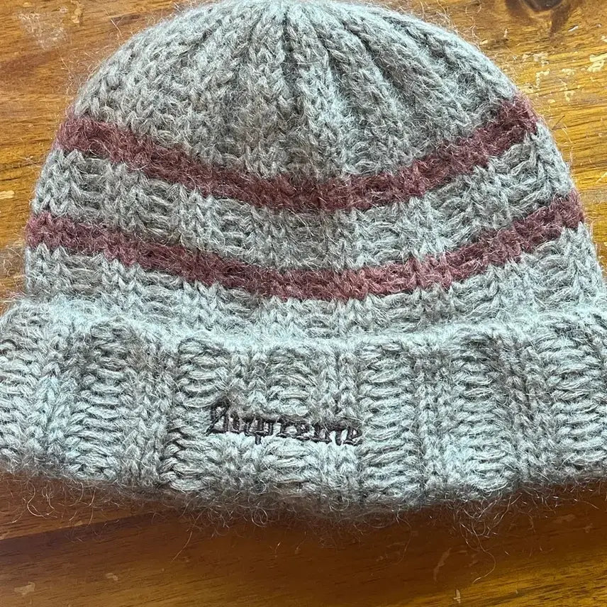 [BUNJANG] Supreme Brushed Stripe Beanie Camel / 슈프림 24FW 브러시드 스트라이프 비니 카멜 팝니다