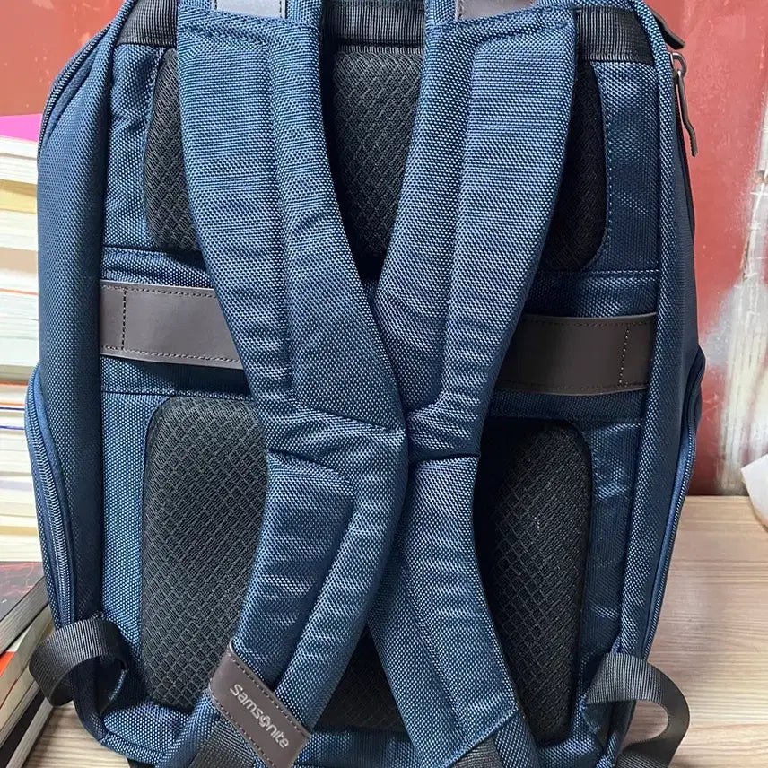 [BUNJANG] Samsonite Navy Backpack / 쌤소나이트 콤비 네이비 백팩