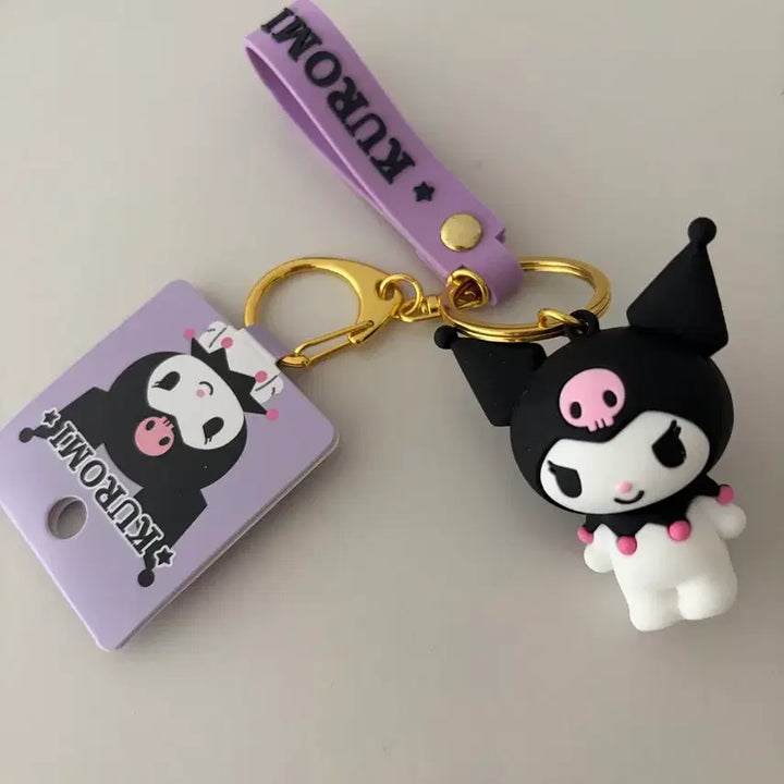 [BUNJANG] Kuromi Accessory Keychain / 쿠로미 악세서리 키링