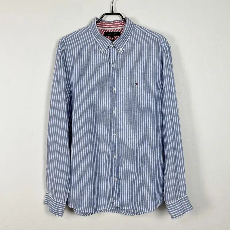 [BUNJANG] Tommy Hilfiger Linen 100% Shirt / 타미힐피거/린넨 백프로 셔츠 남방 남L XL/라덴
