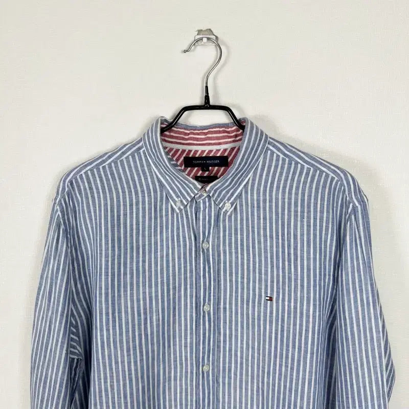 [BUNJANG] Tommy Hilfiger Linen 100% Shirt / 타미힐피거/린넨 백프로 셔츠 남방 남L XL/라덴