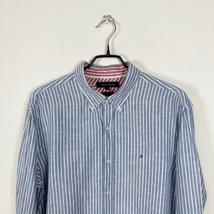 [BUNJANG] Tommy Hilfiger Linen 100% Shirt / 타미힐피거/린넨 백프로 셔츠 남방 남L XL/라덴
