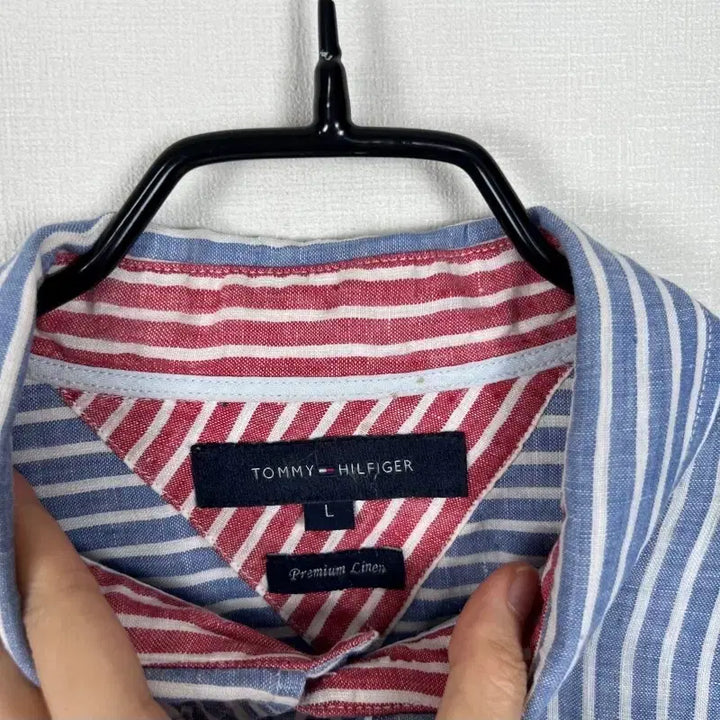 [BUNJANG] Tommy Hilfiger Linen 100% Shirt / 타미힐피거/린넨 백프로 셔츠 남방 남L XL/라덴