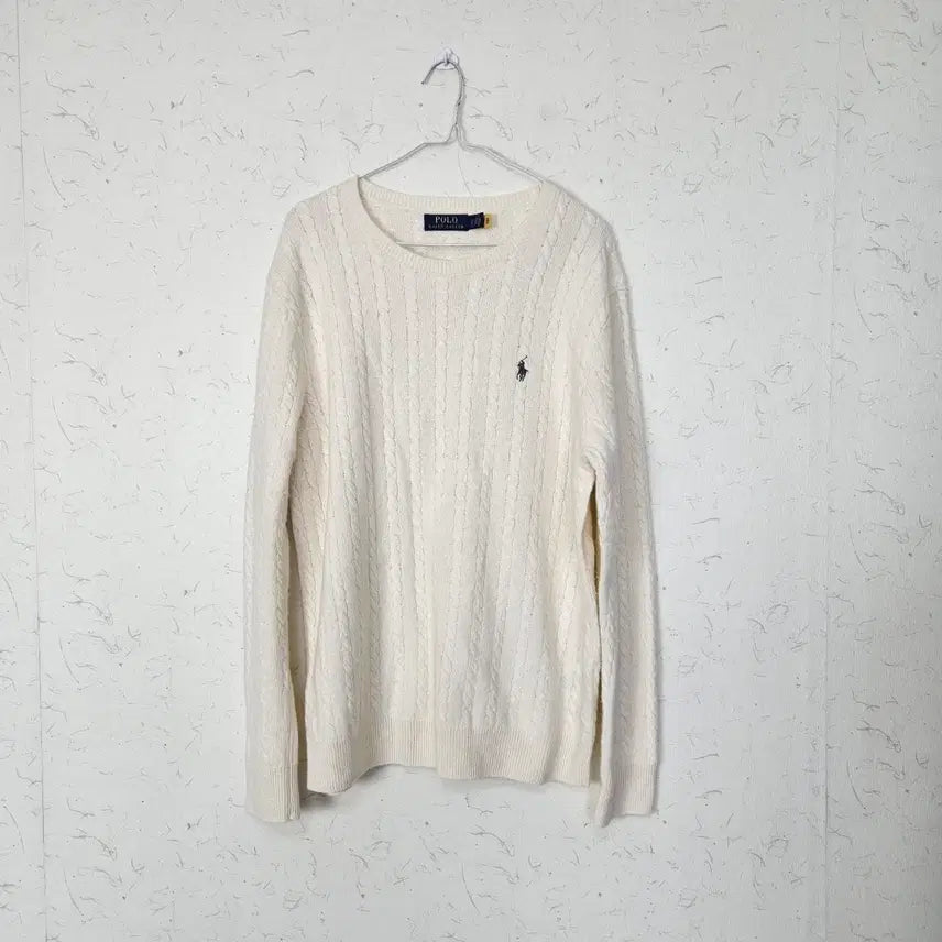 [BUNJANG] Polo Ralph Lauren Cable Knit Sweater / 폴로 랄프로렌 케이블니트 L