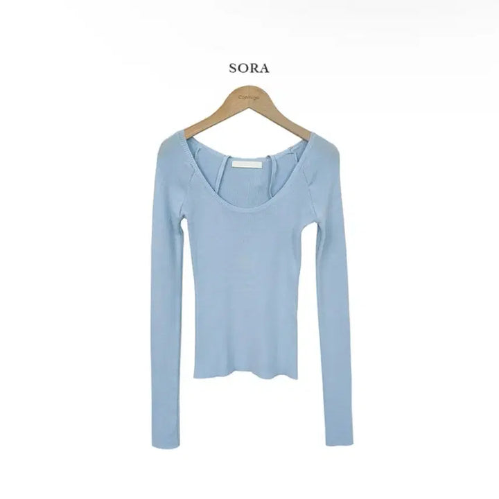[SOLD OUT] [미개봉 새상품]꼰미고 로너 슬림 니트 소라