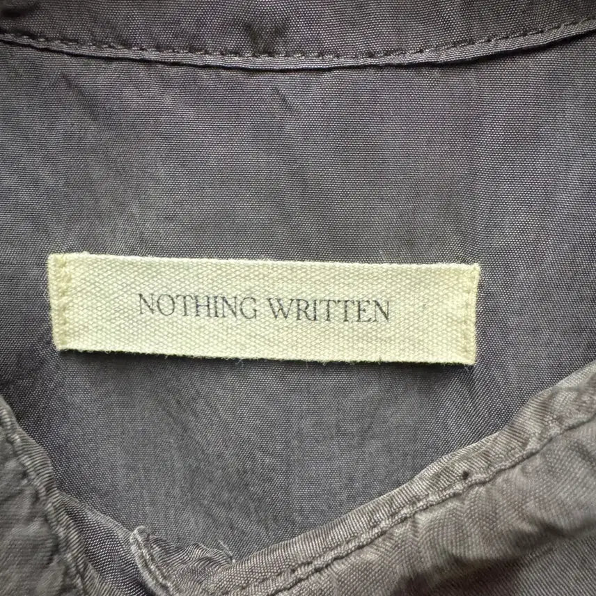 [BUNJANG] Nothing Written Shirt / 낫띵리튼 남방 셔츠