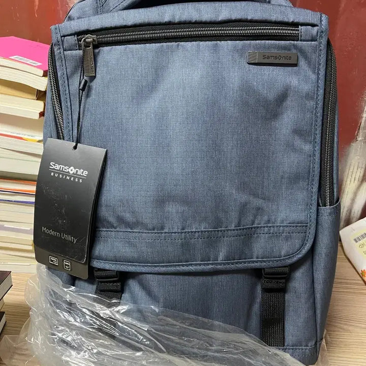 [BUNJANG] Samsonite Modern Utility Backpack Navy / 샘소나이트 모던 유틸리티 백팩 네이비
