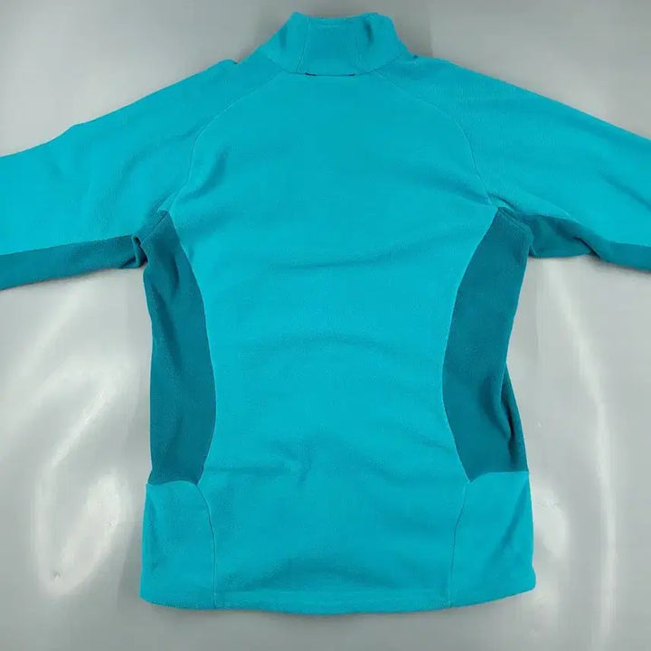 [BUNJANG] Adidas Fleece Jacket / 아디다스 라이트블루 청록 옐로우 배색 로고 레글런 기모 플리스 후리스 자