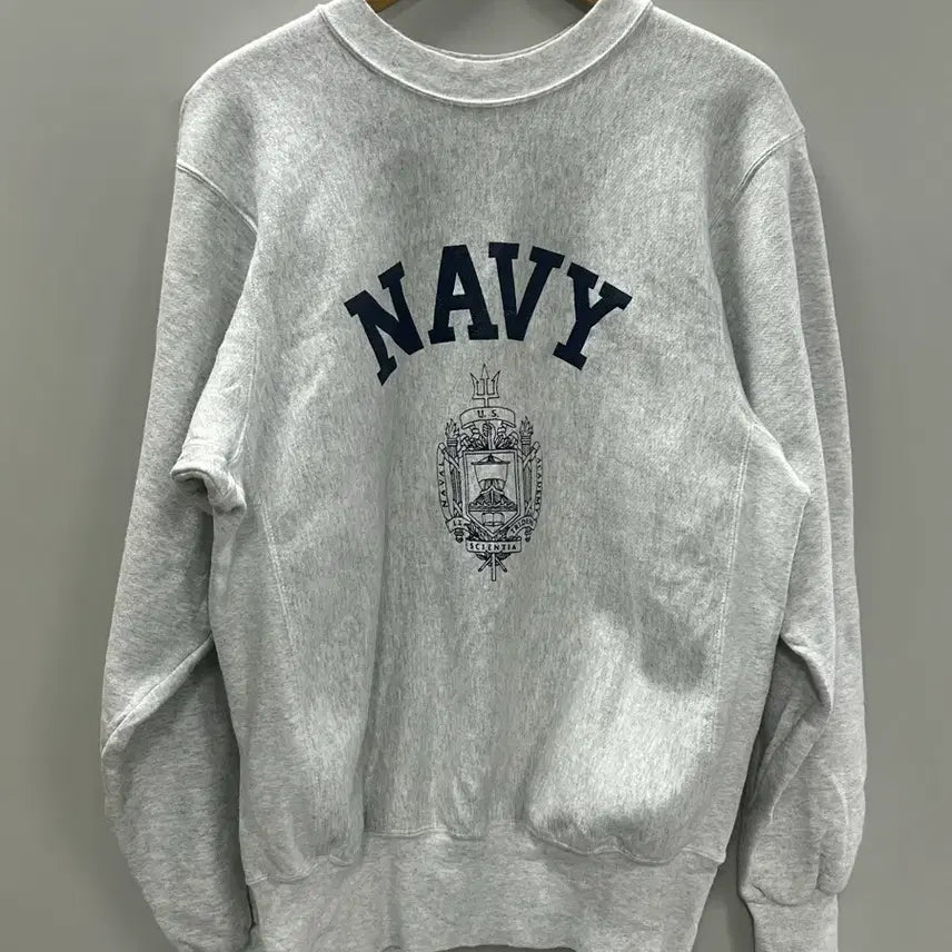 [BUNJANG] US Naval Academy Reverse Weave Sweatshirt / 90s us naval academy 리버스위브 스웻셔츠