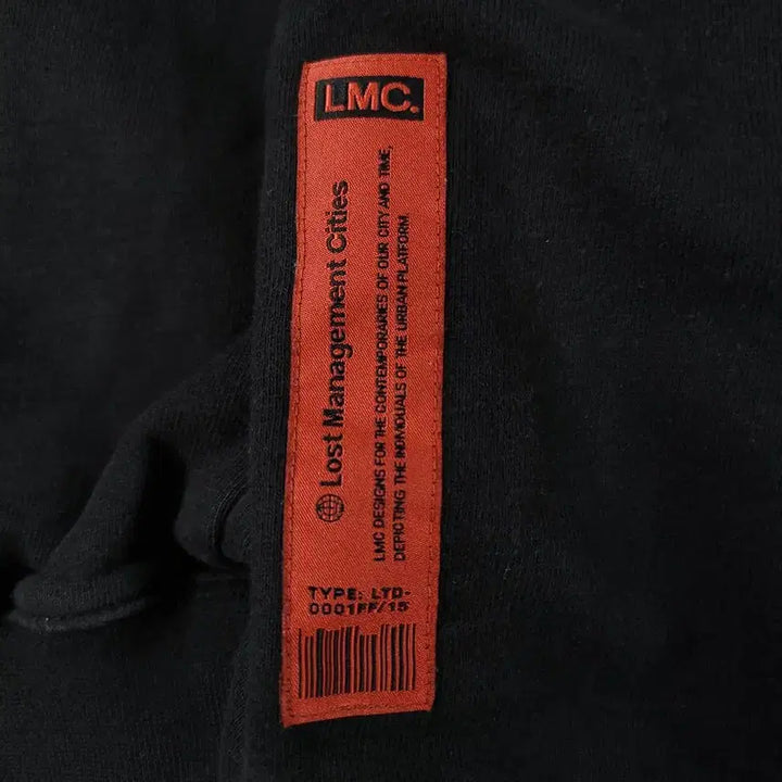[BUNJANG] LMC Pixel Pattern Cotton Sweatshirt / LMC 엘엠씨 블랙 화이트 빅로고 픽셀패턴 기모 코튼 맨투맨 티셔츠 L