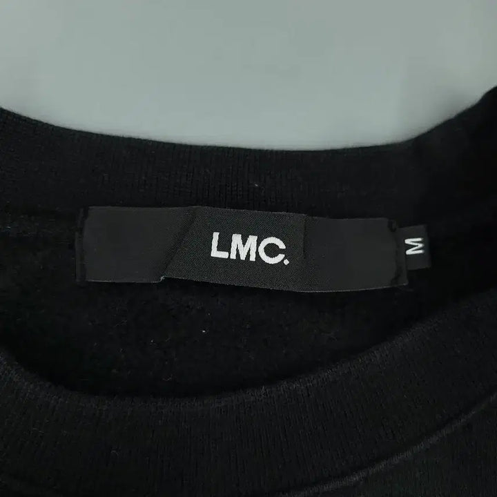 [BUNJANG] LMC Pixel Pattern Cotton Sweatshirt / LMC 엘엠씨 블랙 화이트 빅로고 픽셀패턴 기모 코튼 맨투맨 티셔츠 L