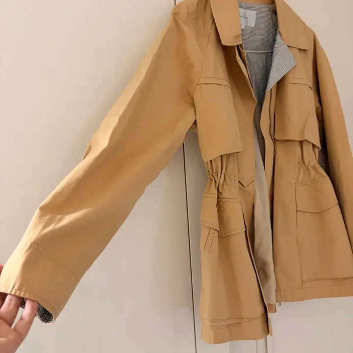 [SOLD OUT] 온앤온 베이지색 야상 자켓