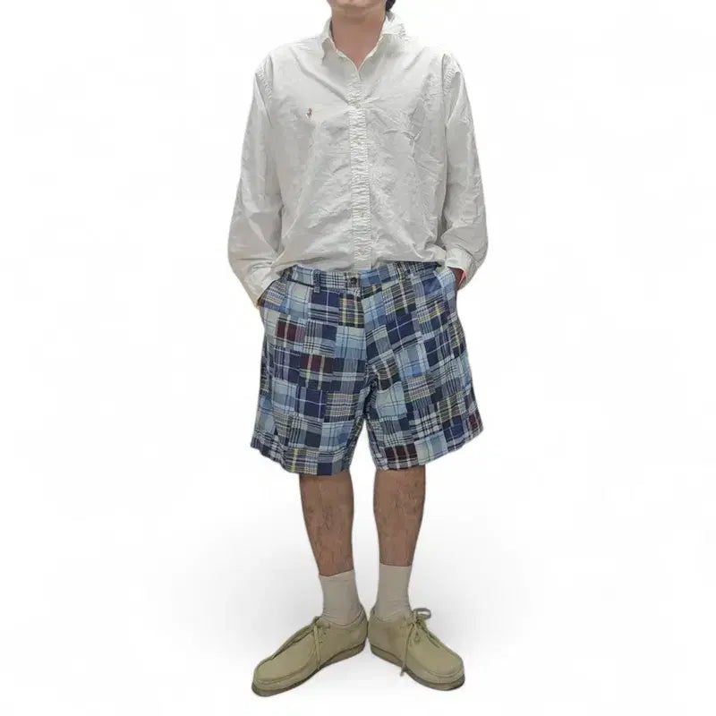 [BUNJANG] Polo Ralph Lauren Patch Shorts / 폴로 랄프로렌 패치 쇼츠 반바지 40 M0250
