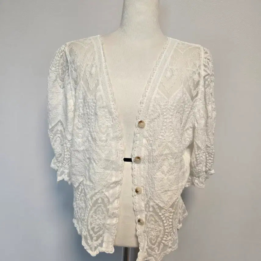 [SOLD OUT] (66)레이스 숏 가디건