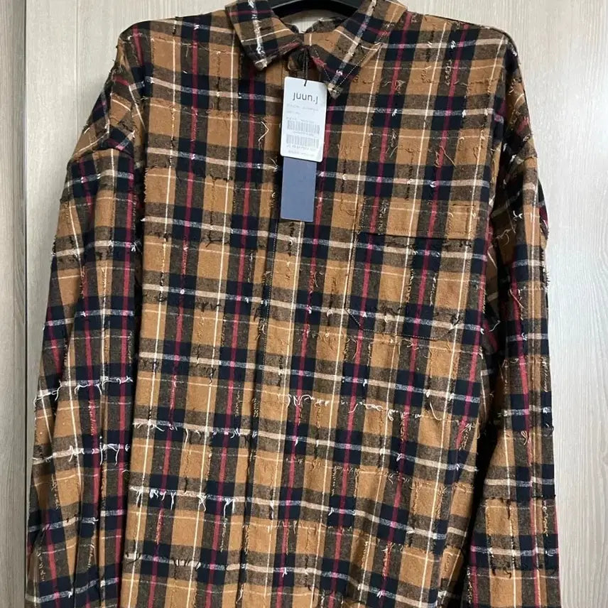 [SOLD OUT] [50] 준지 준버리 오버핏 체크셔츠
