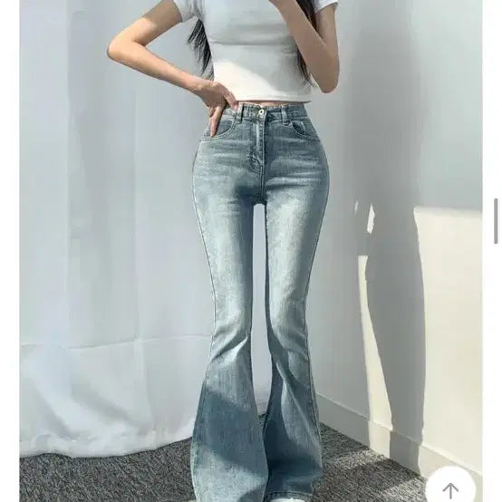 [BUNJANG] Color View Slim Bootcut Denim Pants / 컬러뷰 슬림 부츠컷 데님 팬츠