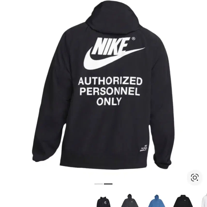 [BUNJANG] Nike NSW Woven Unlined Anorak Windbreaker Jacket / [XL] 나이키 NSW 우븐 언라인드 아노락 바람막이 블랙