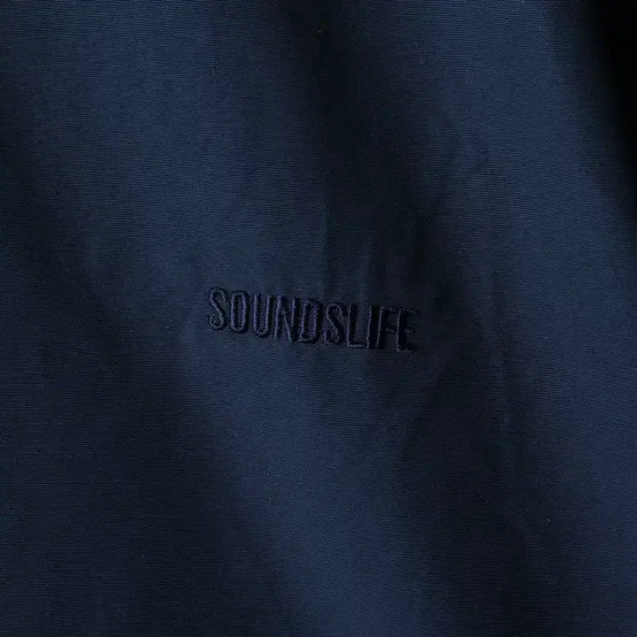 [BUNJANG] Sounds Life Navy String Woven T-shirt / (M-XL) 사운즈라이프 반팔 티셔츠 네이비 스트링 우븐 무지-18311
