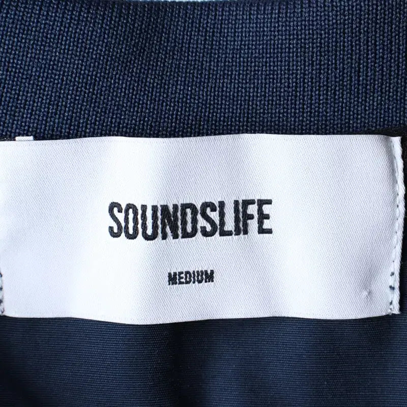 [BUNJANG] Sounds Life Navy String Woven T-shirt / (M-XL) 사운즈라이프 반팔 티셔츠 네이비 스트링 우븐 무지-18311