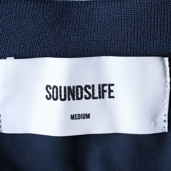 [BUNJANG] Sounds Life Navy String Woven T-shirt / (M-XL) 사운즈라이프 반팔 티셔츠 네이비 스트링 우븐 무지-18311