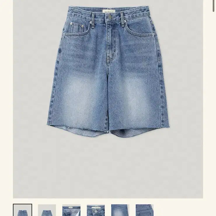[BUNJANG] Smoothmood Balmuda Denim Shorts Medium Blue Size 2 / 스무스무드 발뮤다 데님 숏츠 미디엄블루 2사이즈 거의새상품