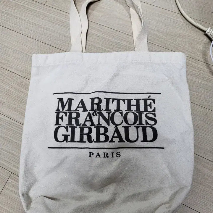 [BUNJANG] Marithe Francois Girbaud Ivory Eco-Bag / 마리떼 프랑소와 저버 에코백 아이보리 상태좋음