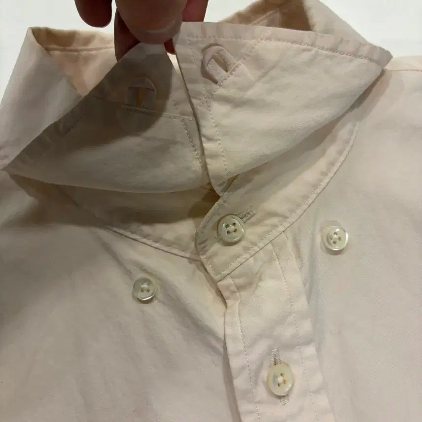 [SOLD OUT] [3] 포터리 반팔 코튼 셔츠 핑크