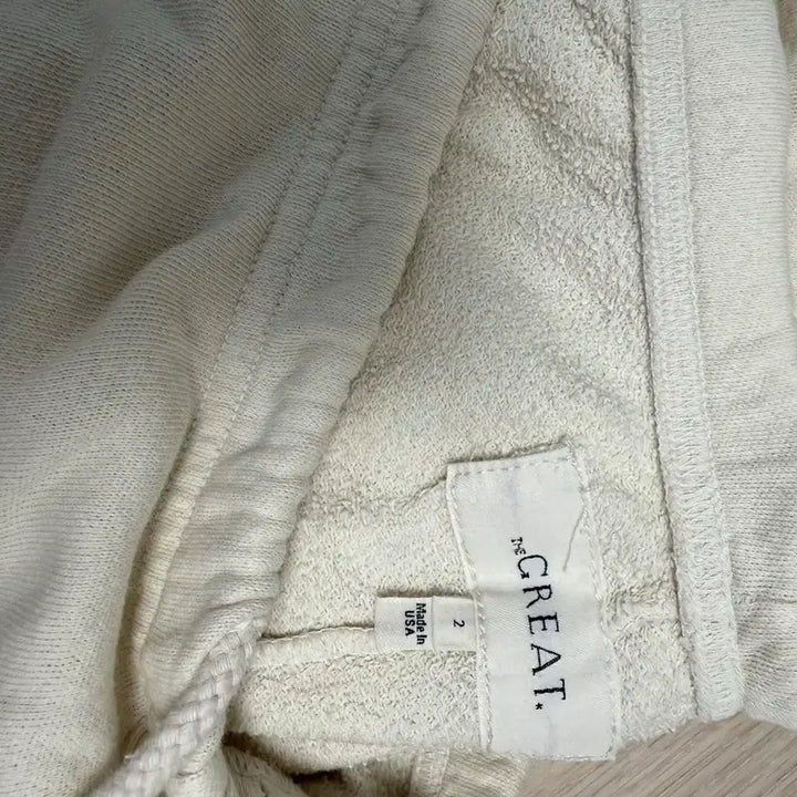 [BUNJANG] The Great Cotton Jogger Pants Ivory Size 2 / The great 더그레이트 코튼 조거팬츠 아이보리 2사이즈 거의새상품