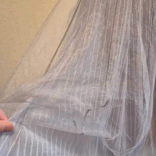 [BUNJANG] Three-Layered Tulle Long Skirt / (새상품)3겹 풍성한 샤 밴딩스커트 26~29