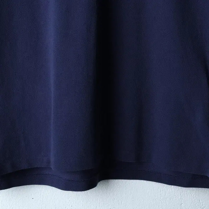 [BUNJANG] Polo Ralph Lauren Solid Navy Polo Shirt / (M-L) 폴로 랄프로렌 반팔 카라 티셔츠 네이비 무지-18318