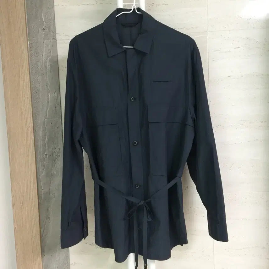 [BUNJANG] TIME Homme Belted Shirt Jacket / TIME 타임 옴므 벨티드 셔츠 자켓 95