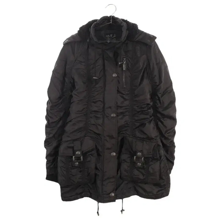 [SOLD OUT] 스카이봄버 빈티지 블랙 셔링 자켓