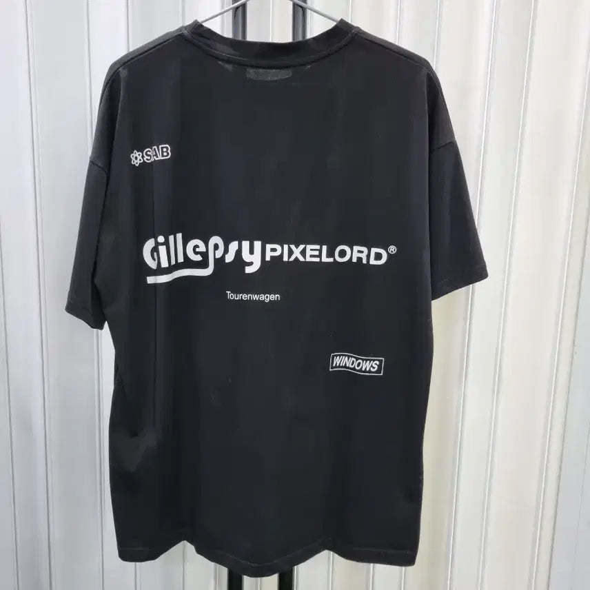 [BUNJANG] Black Bear Print T-shirt / 곰돌이 프린팅 검정색 반팔 티셔츠