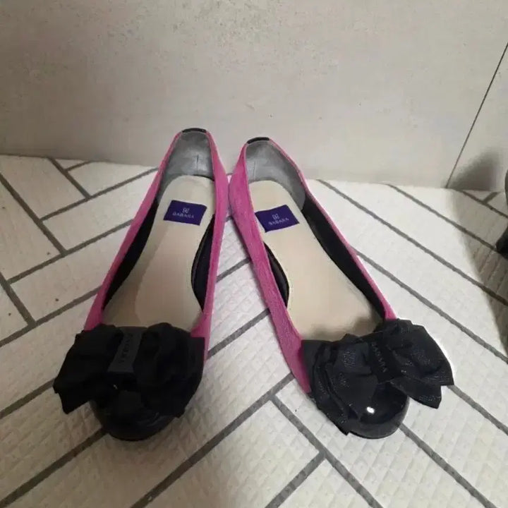 [BUNJANG] Barbara Ribbon Flat Shoes - Pink, Women&