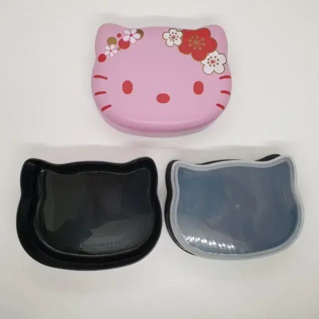 [BUNJANG] Sakura Kitty 2-Tier Lunchbox Storage Box / 고전 사쿠라키타 2단도시락통 보관함