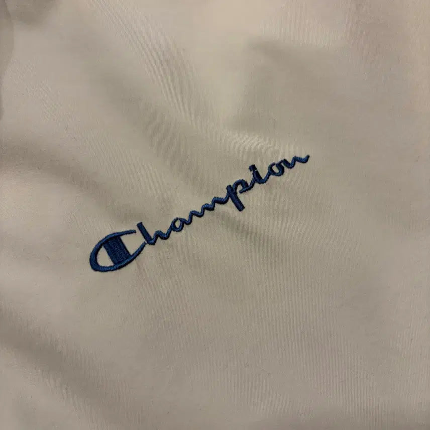 [BUNJANG] Champion 4XL Beige Windbreaker Jacket / [4XL] 챔피온 빅사이즈 베이지 폴리 바람막이 자켓