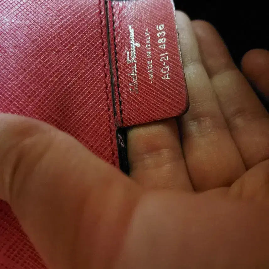 [BUNJANG] Ferragamo Red Gancini Flap Bag / 페라가모 레드 간치니 플랩백