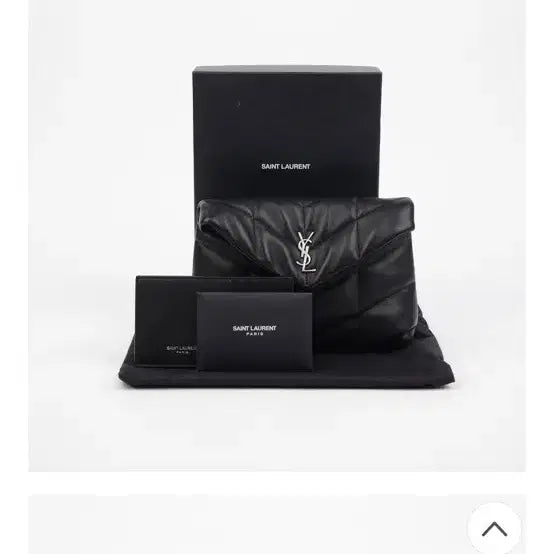 [BUNJANG] Yves Saint Laurent Puffer Small Leather Pouch / 입생로랑 푸퍼 스몰 레더 파우치 (단종 된 상품)